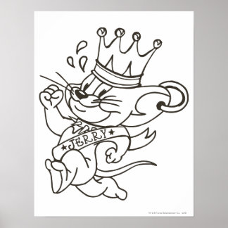 Poster Tom and Jerry King Jerry
