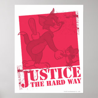 Poster Tom et Jerry Justice The Hard Way