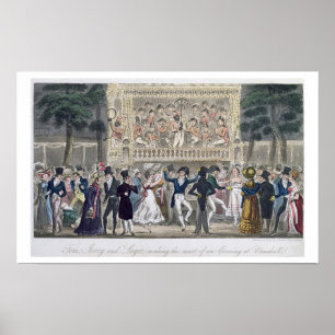 Poster Tom, Jerry et Logic profitant d'une soirée