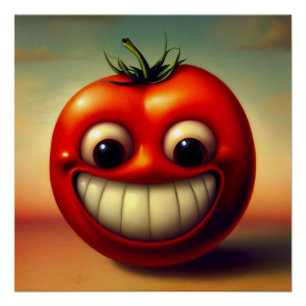 Poster Tomate gaie
