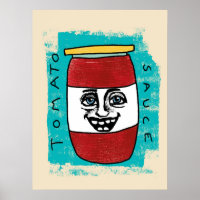 Poster Tomato Sauce Art Mur