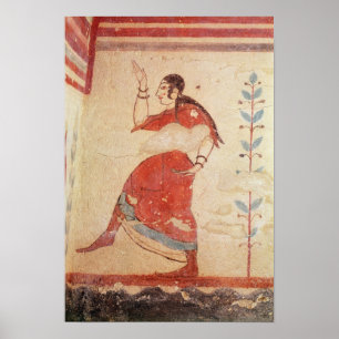 Poster Tombe des acrobates, coordonnée d'un danseur