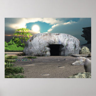 Poster Tombe vide du Christ