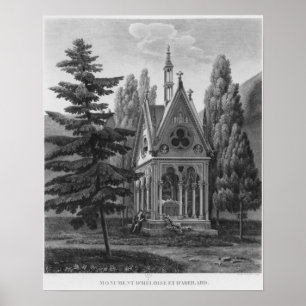 Poster Tombeau d'Heloise et d'Abelard