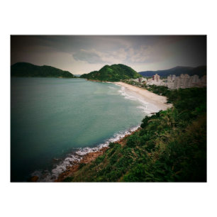 Poster Tombo Beach - Guarujá - Brésil