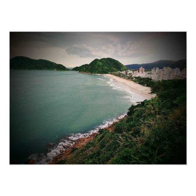 Poster Tombo Beach - Guarujá - Brésil (Devant)