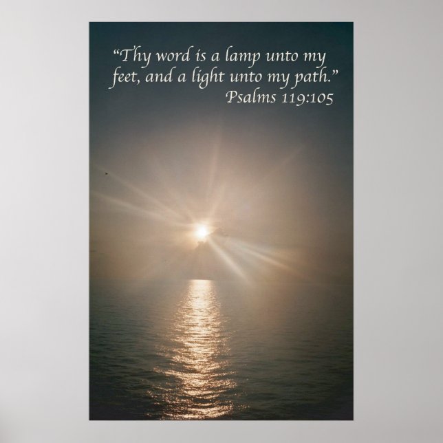 Poster Ton mot est une lampe à mes pieds variante 4 (Devant)