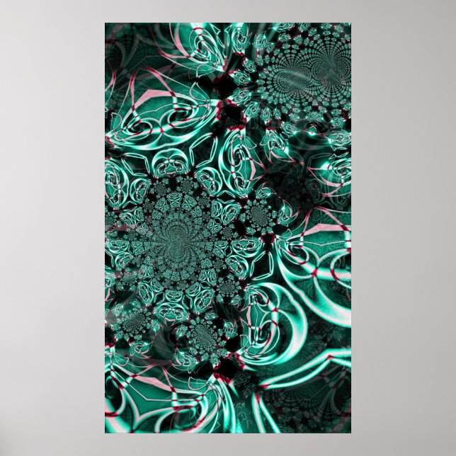 Poster Tons verts (Devant)