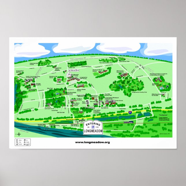 Poster Toon of Longmeadow (16,5x11" mis à jour 201 (Devant)