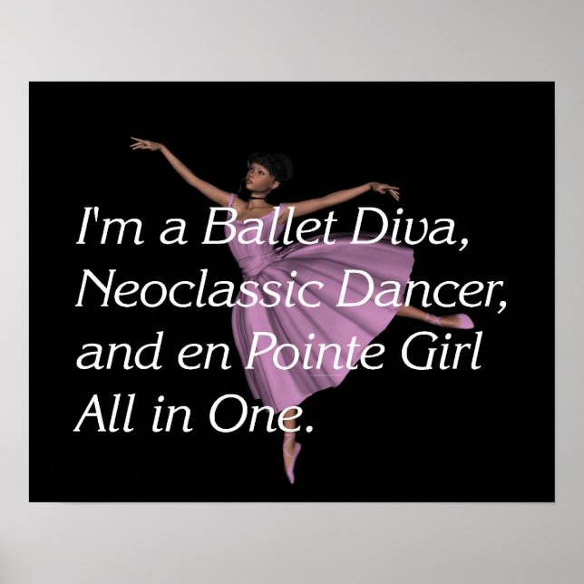 Poster Top Ballet Slogan (Devant)