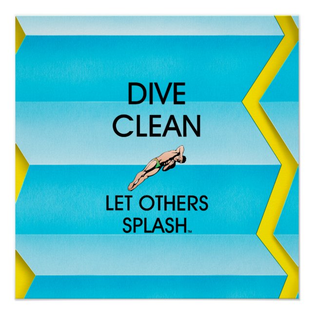 Poster TOP Dive Clean (Devant)