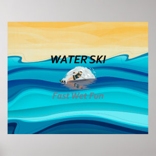 Poster TOP Water Ski