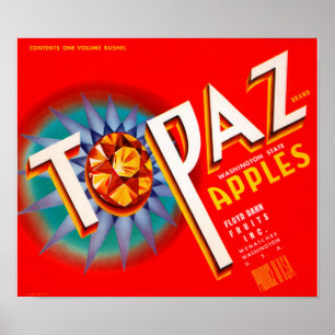Poster Topaz Apples