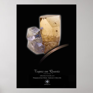 POSTER TOPAZE SUR LE QUARTZ