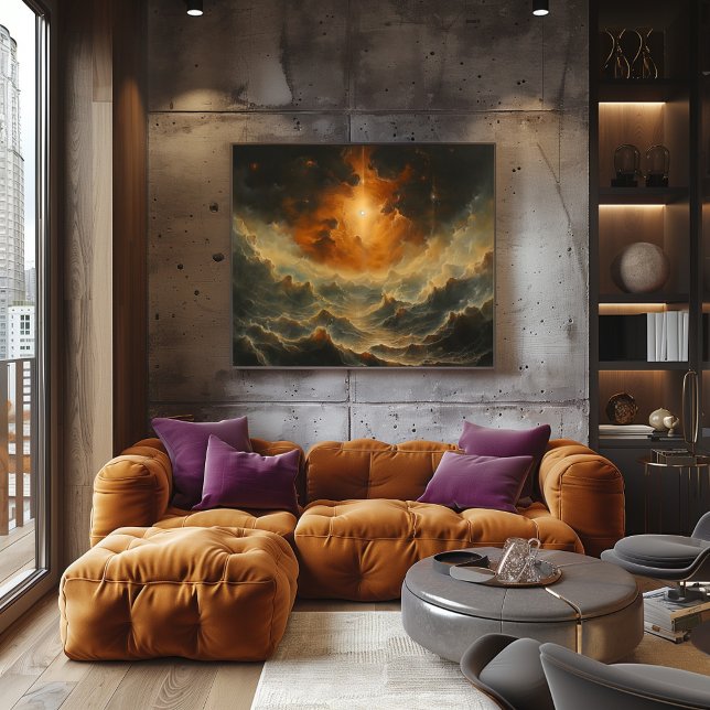 Poster Tormenta Cósmica: Impresionista y Surrealista (Créateur téléchargé)