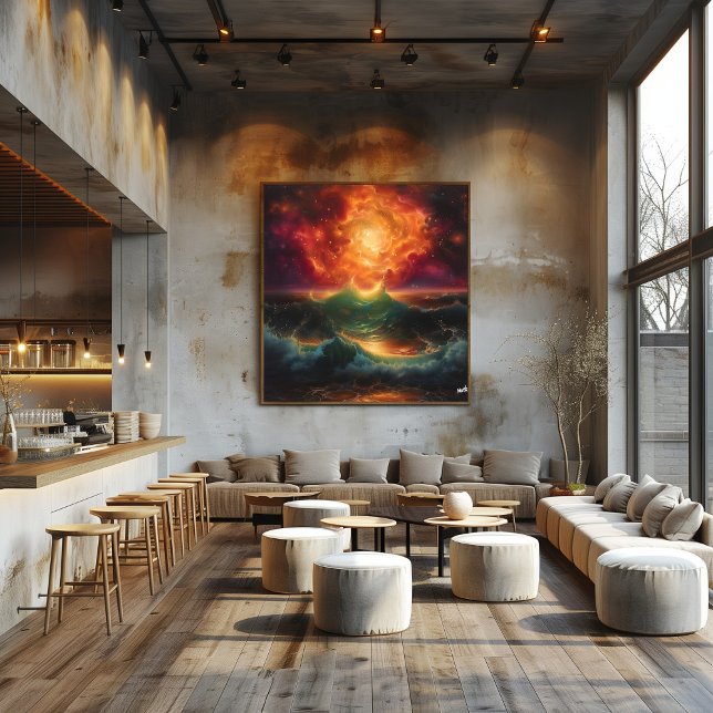 Poster Tormenta Solar: Impresionista y Surrealista (Créateur téléchargé)