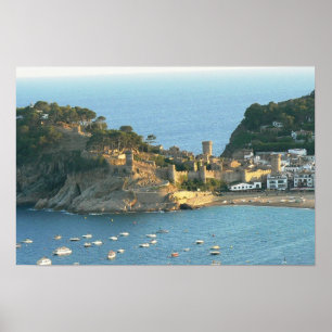 Poster Tossa Del Mar, Costa Brava, Espagne