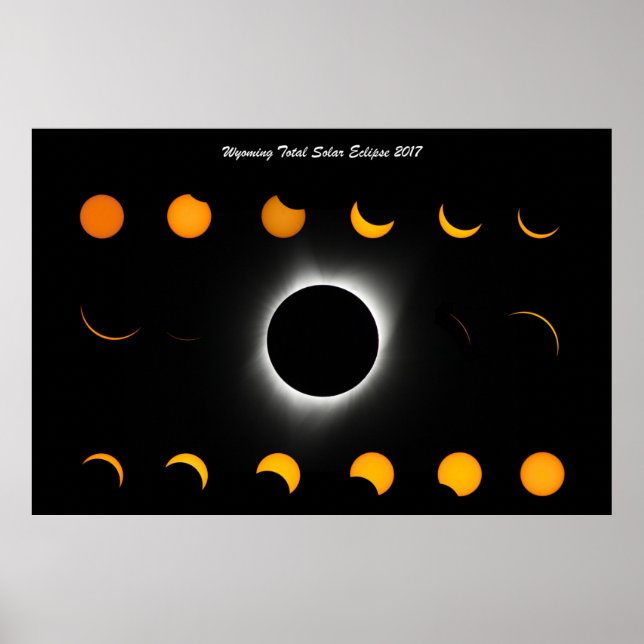 Poster total Solaire Eclipse 2017 (Devant)