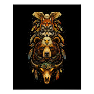 Poster Totem Ascendant