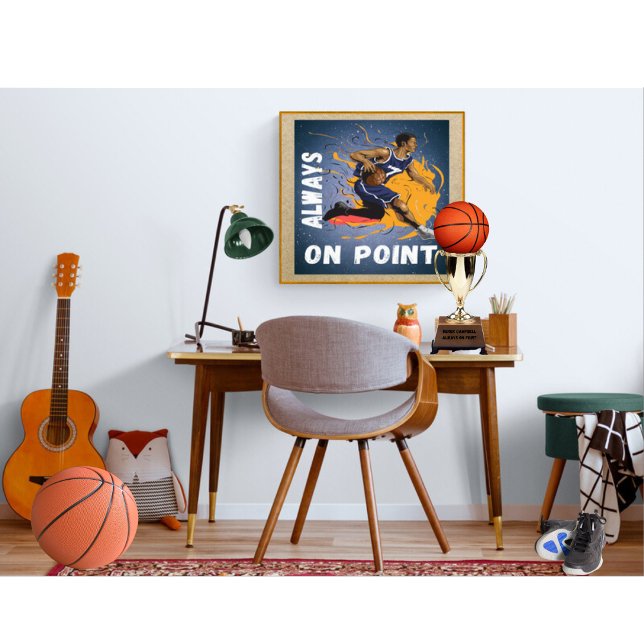 Poster Toujours sur le basket-ball (ALWAYS ON POINT)