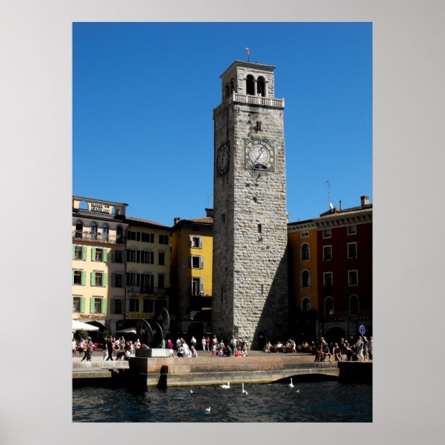 Poster Tour Apponale Riva del Garda Italie (Devant)