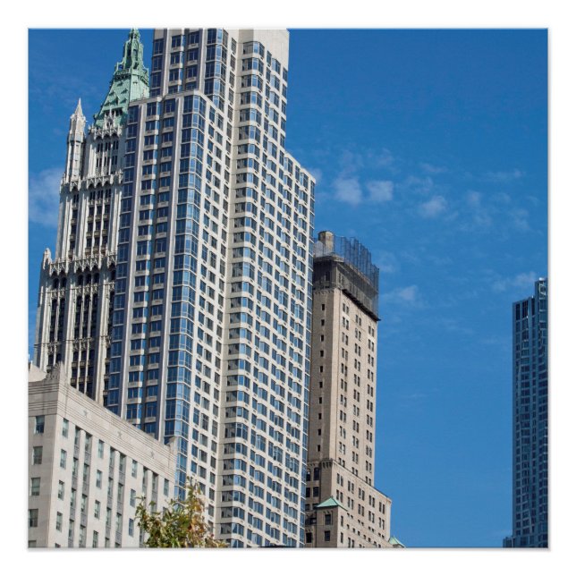 Poster Tour Barclay Manhattan New York City (Devant)