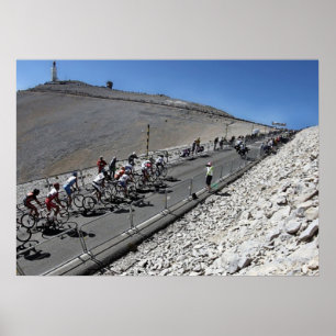 Poster tour de France sommet Ventoux