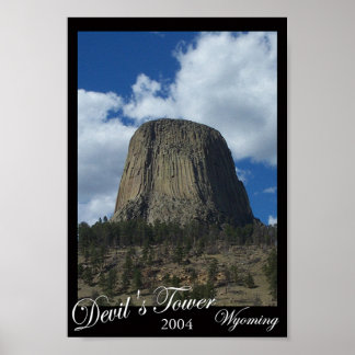 Poster Tour du Diable, Wyoming