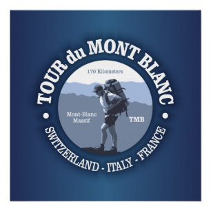 Poster Tour du Mont Blanc