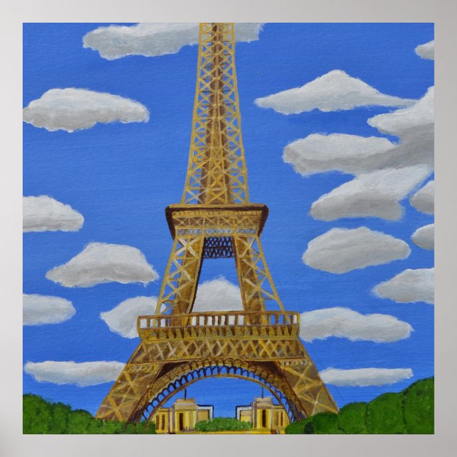 Poster Tour Eiffel (Devant)