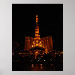 Poster Tour Eiffel, casino de Paris, Las Vegas, nanovolt