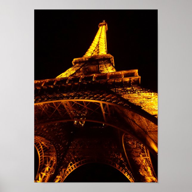 Poster tour eiffel la nuit (Devant)