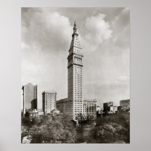 Poster Tour Met Life New York City, 1910. Photo vintage