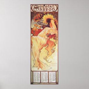 Poster Tournesol Alphonse Mucha