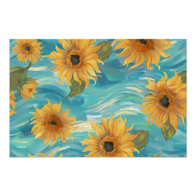 Poster Tournesols (Devant)