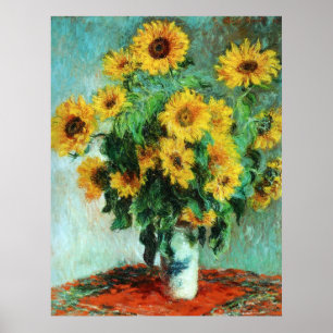 Poster Tournesols par Claude Monet