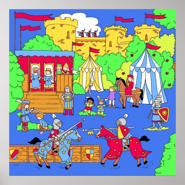 Poster Tournoi au château (Devant)