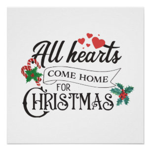 Poster Tous les cœurs rentrent à la maison pour Noël