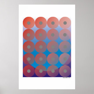 Poster Tous les petits cercles identiques