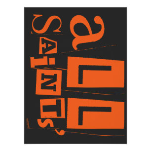 Poster Tous les saints catholiques