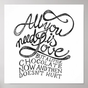 Poster - Tout ce dont vous avez besoin est l'amour