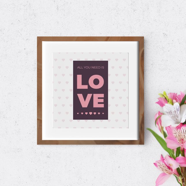 Poster Tout ce dont vous avez besoin est l'amour  (Créateur téléchargé)