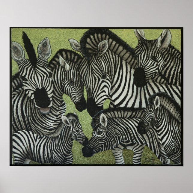 Poster Tout en noir et blanc (Devant)