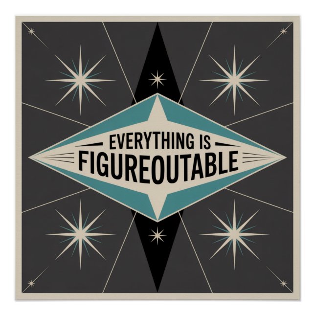 Poster Tout est concevable (Devant)