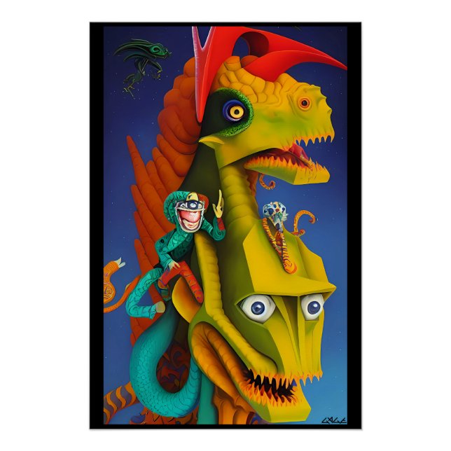 Poster Tout est Lizard-Speak (Devant)