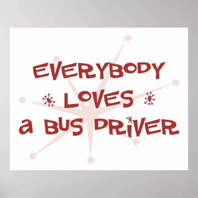 Poster Tout Le Monde Aime Un Conducteur De Bus (Devant)