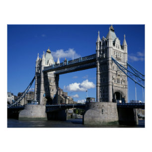 Poster Tower Bridge dans les années 90