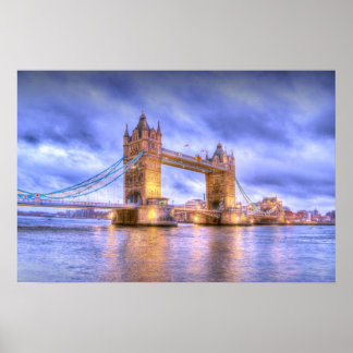 Poster Tower Bridge sans frontière