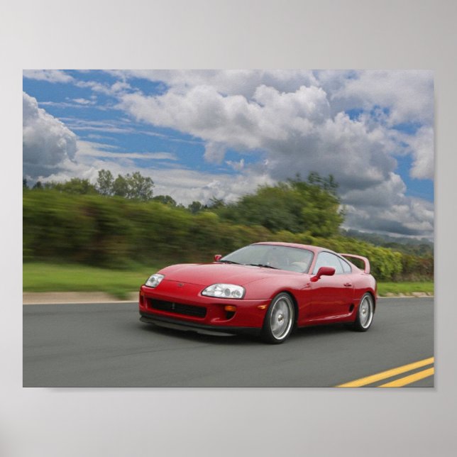 Poster Toyota Supra 1993 (Devant)