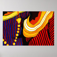 Poster traditionnel des Maldives